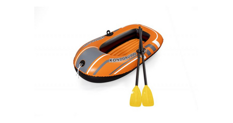 Надувная лодка одноместная Kondor 1000, 155х97 см + весла пластик., BESTWAY