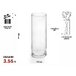 Ваза для цветов, стеклянная, 35х12 см., серия Crystal,  PERFECTO LINEA