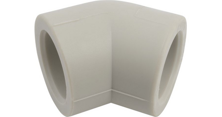 Колено ПП 20х45 сер. FV Plast