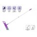 Швабра для пола с насадкой из микрофибры, фиолетовая, PERFECTO LINEA