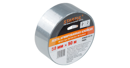 Лента армированная клейкая 50ммх50м STARTUL PROFI (ST9039-50-50)