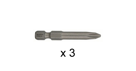Насадка (бита) PH2 49 мм BOSCH (3 шт.)