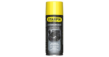 Смазка силиконовая STARFIX (аэрозоль) 520 мл