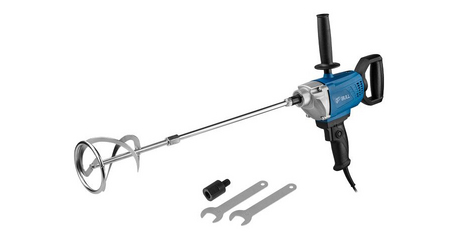 Миксер строительный BULL BM 1408 800 Вт, 1 скор., M14/M12, рег. об. + насадка