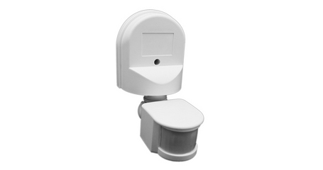 Датчик движения PMS-IR 008 1200Вт 180° 12м IP44 WH Jazzway