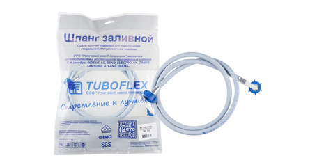 Шланг заливной для стиральной машины ТБХ-500 в упаковке 3,0 м, TUBOFLEX