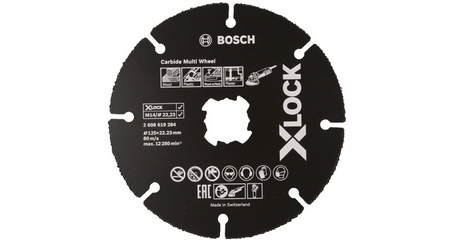 Круг отрезной 125х1.0x22.2 мм для дерева X-LOCK Carbide Multi Wheel BOSCH