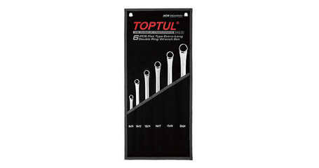 Набор ключей накидн. 8-24мм EXTRA LONG 6шт TOPTUL