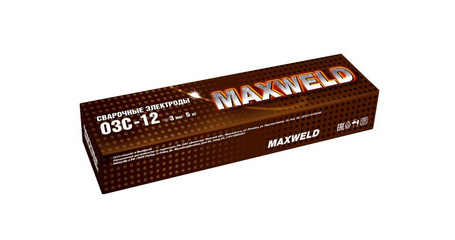 Электроды ОЗС-12 ф 3мм (уп. 5 кг) MAXWELD
