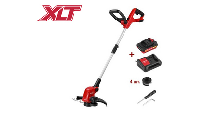 Триммер аккум. WORTEX TB 3018 ALL1 XLT SET 18В, 1 акк., 2 Ач, шир.скаш.300 мм, полуавт.головка, л