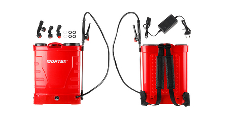 Аккум. опрыскиватель WORTEX KS 1670 в кор. 12В, 1 акк., 8 Ач, 16 л