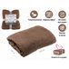 Покрывало флисовое 150x200 см., коричневое, серия Dream, PERFECTO LINEA