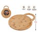 Доска разделочная из бамбука, круглая, 30 см, BAMBOO, PERFECTO LINEA