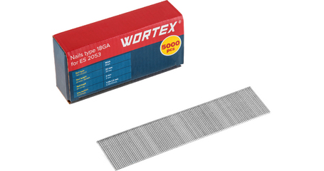 Гвозди тип 18GA 30 мм WORTEX (5000 шт.) для ES 2053