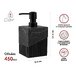 Диспенсер (дозатор) для мыла ELEMENT MARBLE, черный, PERFECTO LINEA