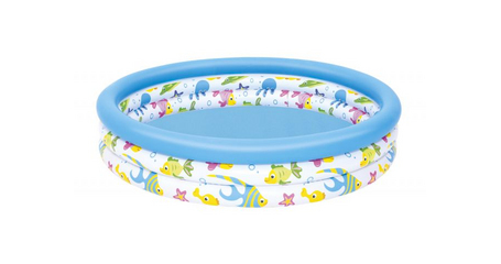 Надувной детский бассейн Coral Kids, 122х25 см, BESTWAY