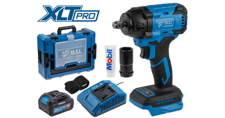 Аккум. ударный гайковерт BULL SC 1804 Xcase XLTpro БЕСЩЕТ., 18 В, 400 Н*м, 1/2