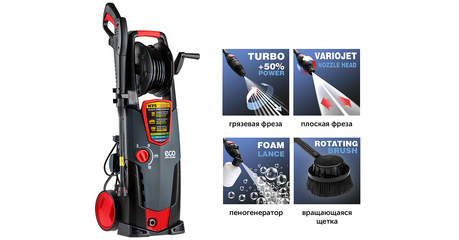 Очиститель высокого давления ECO HPW-1825RSE