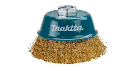 Щетка д/шлиф.маш. проволочная, чашечная 100мм / М14 MAKITA