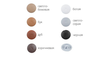 Заглушка под отверстие, декоративная 16 мм бук (1000 шт в пакете) STARFIX