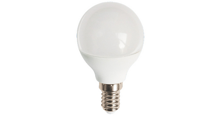 Лампа светодиодная G45 ШАР 8Вт PLED-LX 220-240В Е14 5000К JAZZWAY