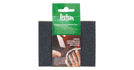 Губка абразивная 120х98х13мм P180 Soft Pad Flexifoam