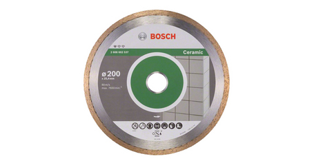 Алмазный круг 200х25.4 мм по керамике сплошн. STANDARD FOR CERAMIC BOSCH