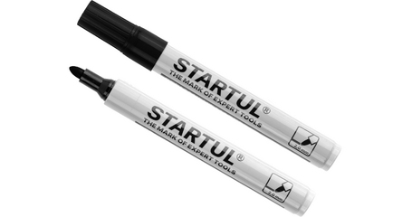 Маркер промышл. перманентный фетровый черный STARTUL PROFI (ST4340-01)
