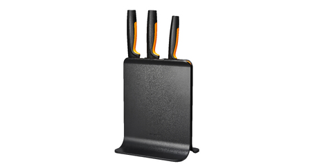 Набор ножей 3 шт пластиковый блок FF Fiskars