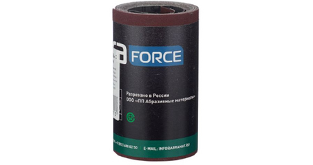 Шлифшкурка на тк.осн. (рулон 100мм х 5м) Р80 Abraforce