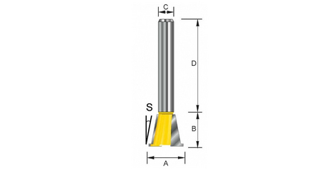 Фреза 14,28х12,7х13х8х32х2Т MAKITA