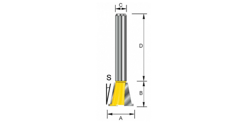 Фреза 14,28х12,7х13х8х32х2Т MAKITA
