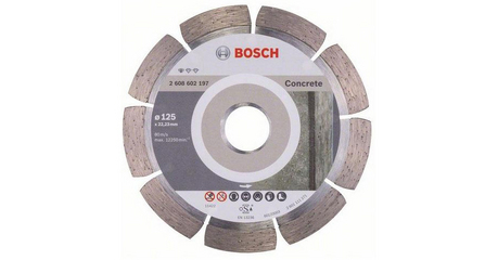 Алмазный круг 125х22 мм по бетону сегмент. STANDARD FOR CONCRETE BOSCH