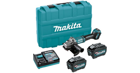 Аккум. углошлифмашина MAKITA GA038GT201 MAKPACK + АКЦИЯ АКБ/ЗУ