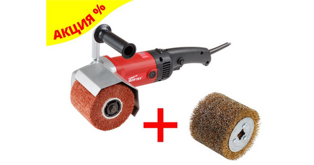 Щеточная шлифмашина WORTEX WS 1014 S в кор.+АКЦИЯ