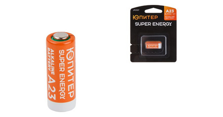Батарейка A23 12V alkaline 1шт. ЮПИТЕР