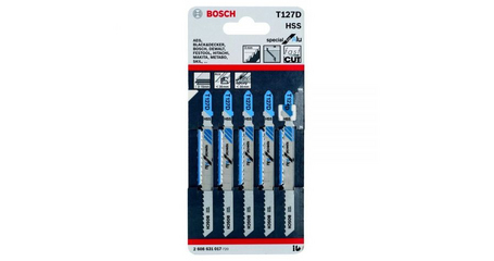 Пилка лобз. по алюминию T127D (5 шт.) BOSCH