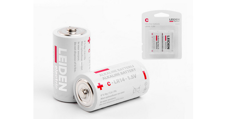 Батарейка C LR14 1,5V alkaline 2шт. LEIDEN ELECTRIC