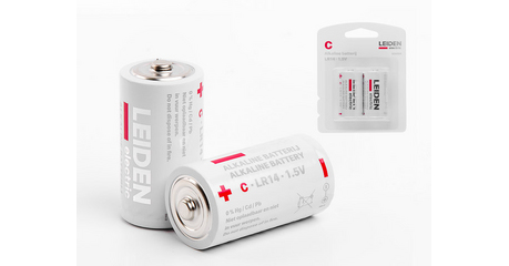 Батарейка C LR14 1,5V alkaline 2шт. LEIDEN ELECTRIC