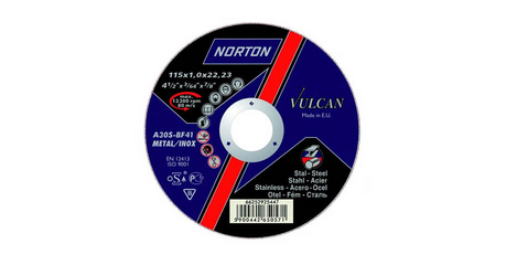 Круг обдирочный 125х6.4x22.2 мм для металла Vulcan NORTON