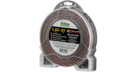 Леска ф 2.4 мм х 87 м витой квадрат сеч. ALULON TWIST STARTUL GARDEN