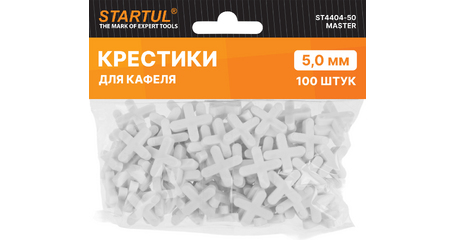 Крестики д/кафеля 5,0мм 100шт STARTUL MASTER (ST4404-50)