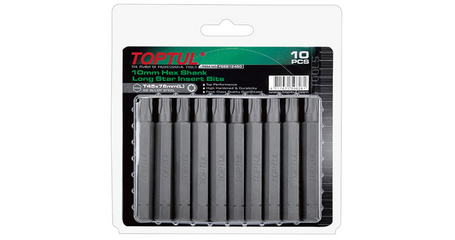 Насадка TORX T55 75мм LONG 10шт блистер TOPTUL