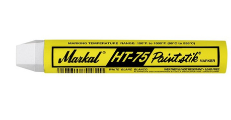 Маркер промышленный HT 75 Heat Stik MARKAL БЕЛЫЙ