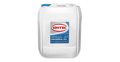 Антифриз Sintec-40 G11 Universal (синий) 10кг
