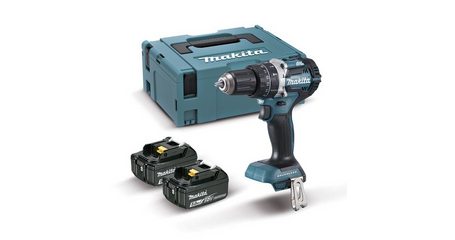 Аккум. ударная дрель-шуруповерт MAKITA LXT DHP 484 RTJ в кейсе