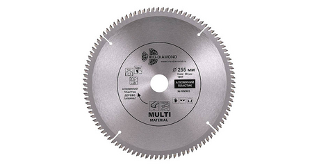 Диск пильный 255х30 мм 100 зуб. универсальный  Multi Material