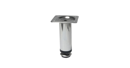 Опора мебельная круглая d30х150 мм, хром STARFIX