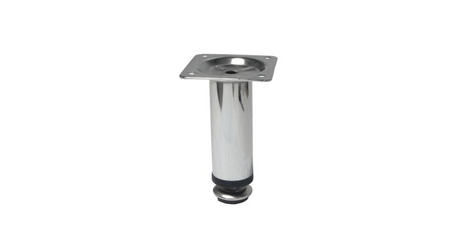 Опора мебельная круглая d30х150 мм, хром STARFIX