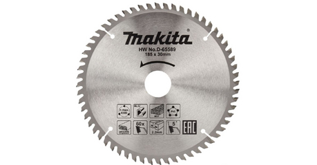 Диск пильный 185х30 мм 60 зуб. универсальный MAKITA